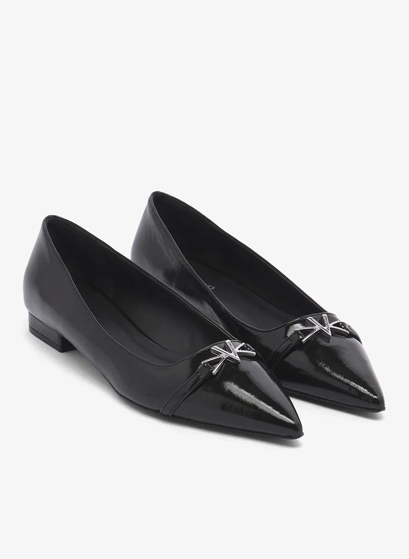 VALENTINO BY MARIO VALENTINO  Bow Detail Ankle strap Flat Ballerinas for Women | Best Price UAE